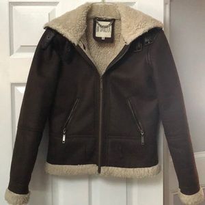 BB DAKOTA Sherpa Lined Bomber Jacket